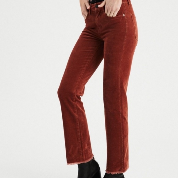 American Eagle Outfitters Brick Cropped Jeans - Picture 1 of 10
